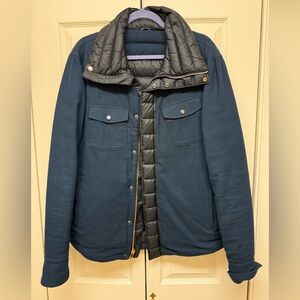 Kit & Ace Men's Navy and Black Reversible Jacket, size: L